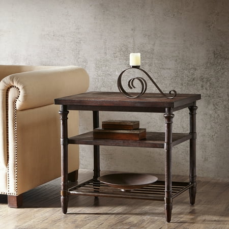 28 inch high end table side new westinghouse 28inch renate end table in coffee brown with rack 28 inch high end table side new westinghouse 28inch renate end table in coffee brown with rack
